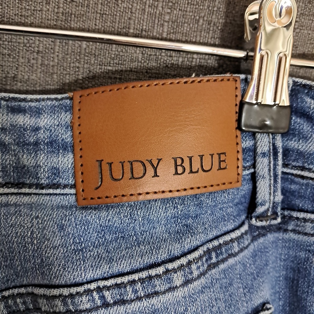 Judy Blue Light Blue Wide Leg Jeans with Side Trim - Picture 11 of 15